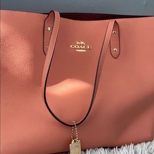 Peach Coach Tote